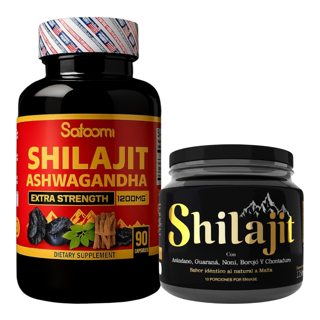 Shilajit ashwagandha y jalea